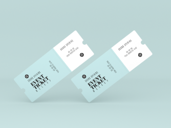 複数のチケットのイラスト